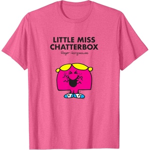 image:imageMr Men Little Miss Chatterbox TShirtPink Heather