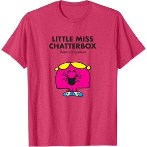 image:imageMr Men Little Miss Chatterbox TShirtRed Heather