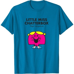 image:imageMr Men Little Miss Chatterbox TShirtSapphire Blue