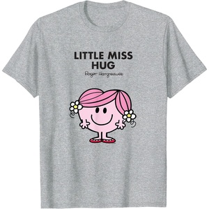 image:imageMr Men Little Miss Hug TShirtHeather Grey