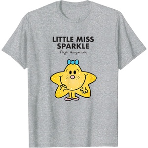 image:imageMr Men Little Miss Sparkle TShirtHeather Grey