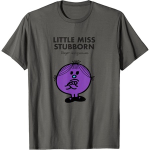 image:imageMr Men Little Miss Stubborn TShirtAsphalt Grey