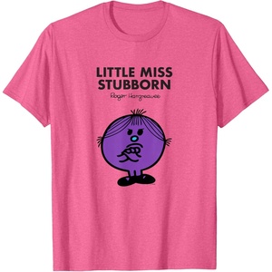 image:imageMr Men Little Miss Stubborn TShirtPink Heather