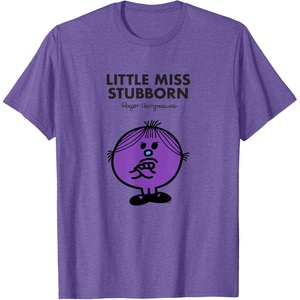 image:imageMr Men Little Miss Stubborn TShirtPurple Heather