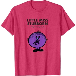 image:imageMr Men Little Miss Stubborn TShirtRed Heather