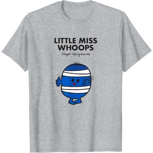 image:imageMr Men Little Miss Whoops TShirtHeather Grey