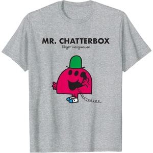image:imageMr Men Mr Chatterbox TShirtHeather Grey