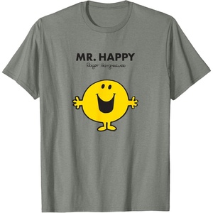 image:imageMr Men Mr Happy TShirtOlive Heather