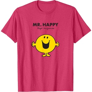 image:imageMr Men Mr Happy TShirtRed Heather