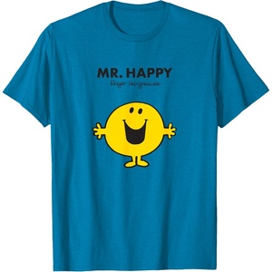 image:imageMr Men Mr Happy TShirtSapphire Blue
