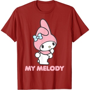 image:imageMy Melody Backside Logo Tee Shirt TShirtCranberry Red