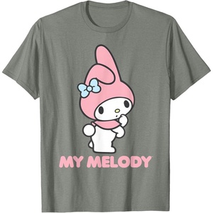 image:imageMy Melody Backside Logo Tee Shirt TShirtOlive Heather