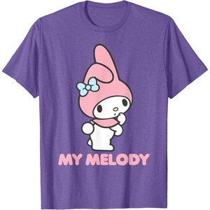 image:imageMy Melody Backside Logo Tee Shirt TShirtPurple Heather