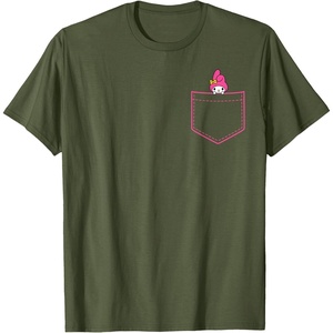 image:imageMy Melody Chest Pocket TShirtOlive Green
