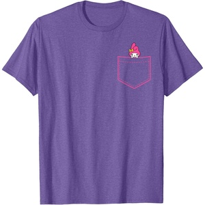 image:imageMy Melody Chest Pocket TShirtPurple Heather
