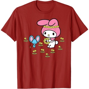image:imageMy Melody Flower Crown TShirtCranberry Red