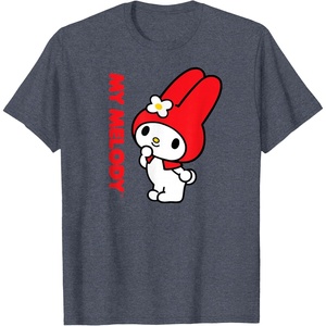 image:imageMy Melody Logo Tee TShirtHeather Blue