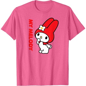 image:imageMy Melody Logo Tee TShirtPink Heather