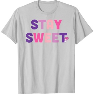 image:imageMy Melody Stay Sweet TShirtSilver Grey