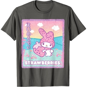 image:imageMy Melody Strawberry Milk TShirtAsphalt Grey