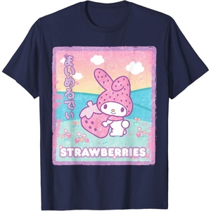 image:imageMy Melody Strawberry Milk TShirtNavy Blue