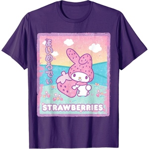 image:imageMy Melody Strawberry Milk TShirtPurple