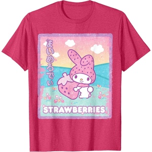 image:imageMy Melody Strawberry Milk TShirtRed Heather