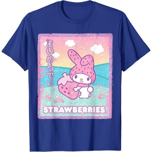 image:imageMy Melody Strawberry Milk TShirtRoyal Blue