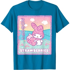image:imageMy Melody Strawberry Milk TShirtSapphire Blue