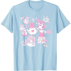 image:imageMy Melody Tea Party with Friends Tee Shirt TShirtBaby Blue
