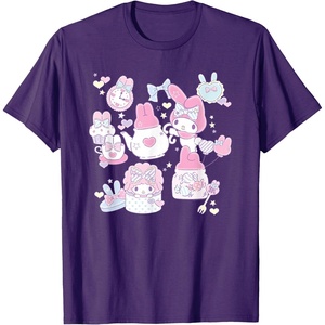 image:imageMy Melody Tea Party with Friends Tee Shirt TShirtPurple