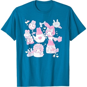 image:imageMy Melody Tea Party with Friends Tee Shirt TShirtSapphire Blue