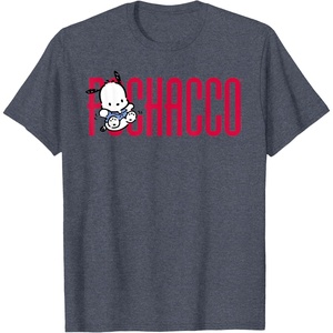 image:imagePochacco Big Logo Tee Shirt TShirtHeather Blue