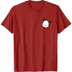 image:imagePochacco Front and Back Logo Tee Shirt TShirtCranberry Red