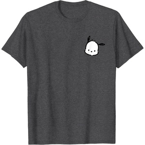 image:imagePochacco Front and Back Logo Tee Shirt TShirtDark Heather Grey