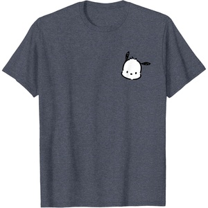 image:imagePochacco Front and Back Logo Tee Shirt TShirtHeather Blue