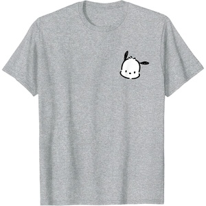 image:imagePochacco Front and Back Logo Tee Shirt TShirtHeather Grey