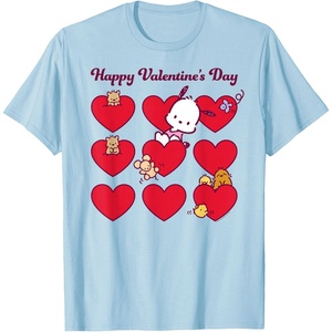 image:imagePochacco Happy Valentines Day TShirt SmallBaby Blue