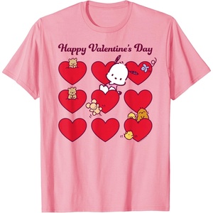 image:imagePochacco Happy Valentines Day TShirt SmallPink