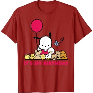 image:imagePochacco Its My Birthday TShirtCranberry Red