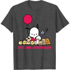 image:imagePochacco Its My Birthday TShirtDark Heather Grey