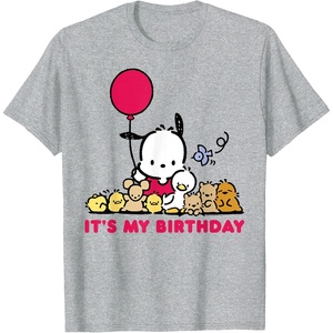 image:imagePochacco Its My Birthday TShirtHeather Grey