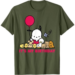 image:imagePochacco Its My Birthday TShirtOlive Green