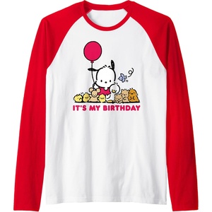 image:imagePochacco Its my Birthday Raglan Baseball TeeRedWhite