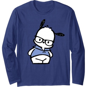 image:imagePochacco Nerd Glasses Long Sleeve TShirtNavy Blue