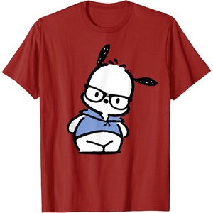 image:imagePochacco Nerd Glasses TShirtCranberry Red