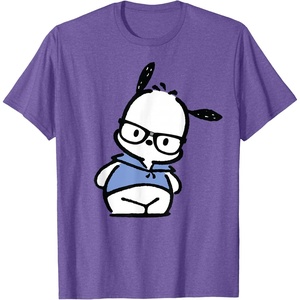 image:imagePochacco Nerd Glasses TShirtPurple Heather