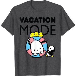 image:imagePochacco Vacation Mode TShirtDark Heather Grey
