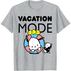 image:imagePochacco Vacation Mode TShirtHeather Grey