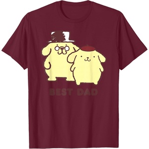 image:imagePompompurin Best Dad Fathers Day TShirtBurgundy